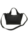 T Timeless Leather Mini Tote Bag Black - TOD'S - BALAAN 4