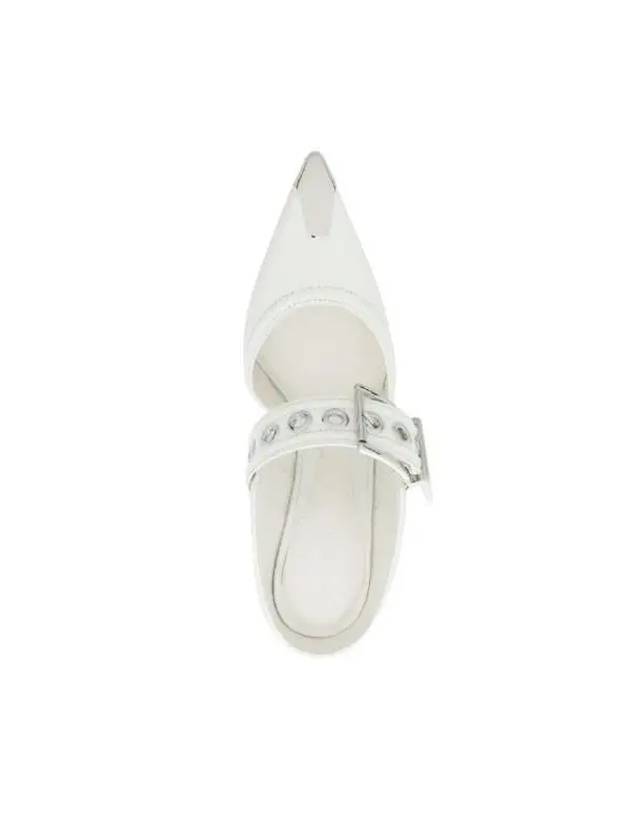 Pointed toe mule 100mm 733178WHSWD - ALEXANDER MCQUEEN - BALAAN 5