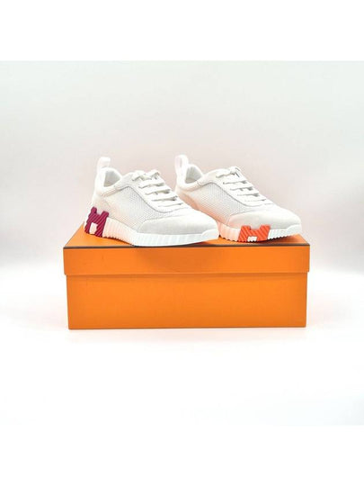 Bouncing Mesh Low Top Sneakers Blanc White - HERMES - BALAAN 2