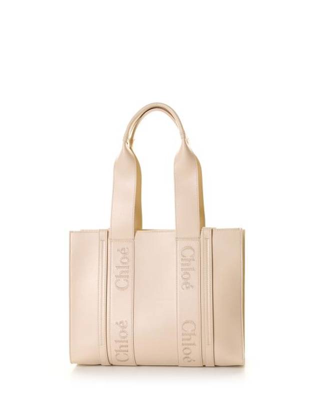 Woody Medium Tote Bag Pink - CHLOE - BALAAN 1