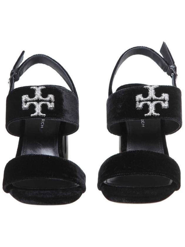 logo decorated open toe sandals 90mm 145413007 - TORY BURCH - BALAAN 4