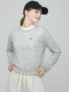 Doyou Know MC Women s High Gauge Hotfix Decorative Round Gray Knit DO6232KT25 1 - DOYOUKNOWMC GOLF WEAR - BALAAN 1