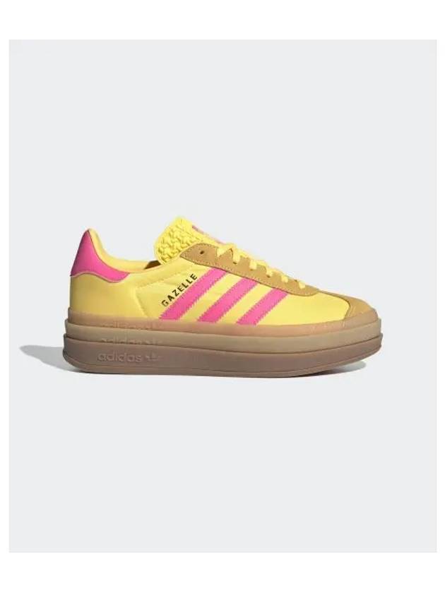 Gazelle Bold Low Top Sneakers Pink Yellow - ADIDAS - BALAAN 2