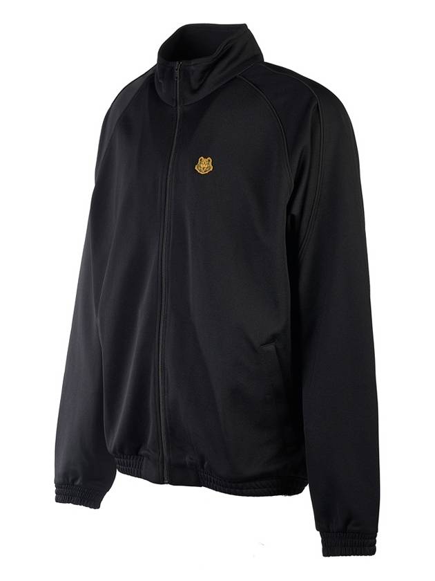 Tiger Patch Track Jacket Black - KENZO - BALAAN 3