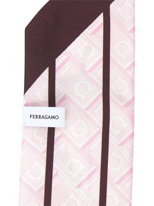 Bouquet Print Mini Scarf Rose - SALVATORE FERRAGAMO - BALAAN 6