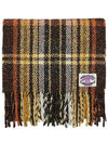 Plaid Fringe Scarf Brown - ACNE STUDIOS - BALAAN 2