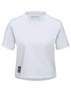 Women's Massone Patch Cropped Short Sleeve T-Shirt White - MAMMUT - BALAAN 2