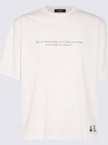 Undercover White And Black Cotton T-Shirt - UNDERCOVER - BALAAN 1