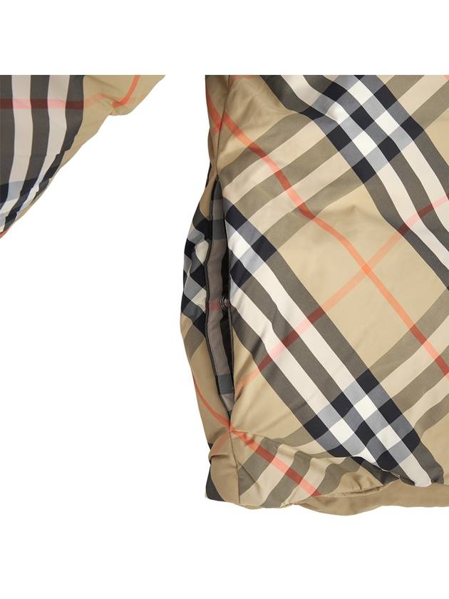 Kids Reversible Check Padded Sand - BURBERRY - BALAAN 10