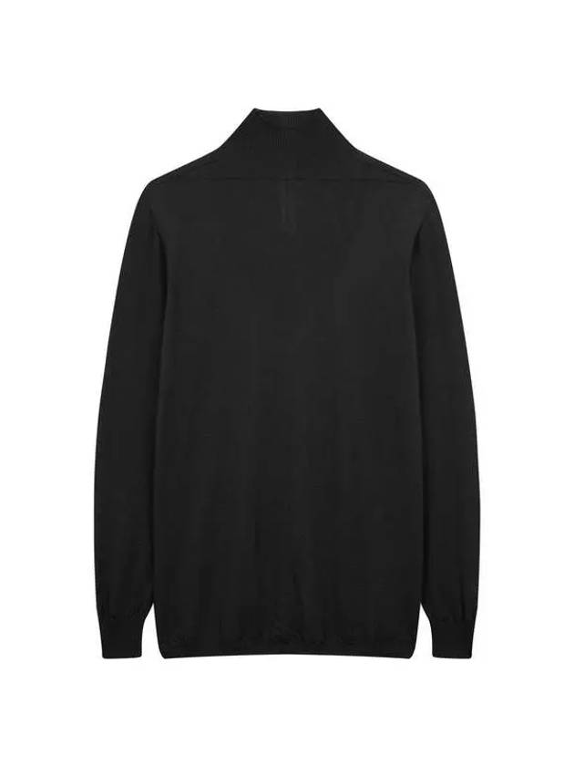 MEN Cashmere Turtleneck Over Knit Black 271898 - RICK OWENS - BALAAN 1