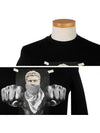 neoprene boxing print sweatshirt black - NEIL BARRETT - BALAAN 5