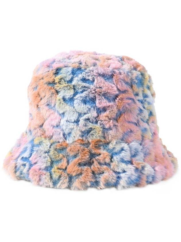 Pink muhly eco-fur bucket hat - DILETTANTISME - BALAAN 3