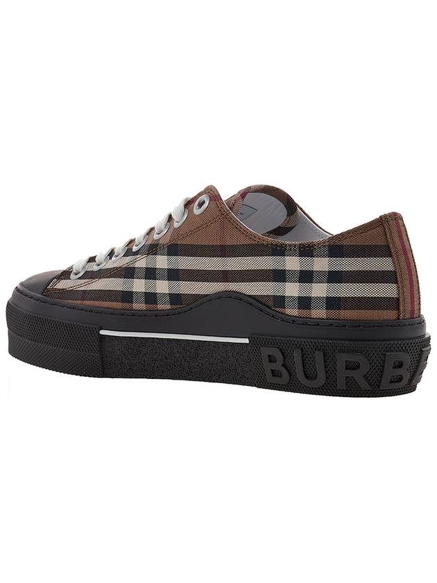 Jack Vintage Check Cotton Low-Top Sneakers Burch Brown - BURBERRY - BALAAN 4