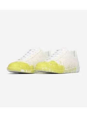 Paint Drop Low Top Sneakers White S37WS0568 P4711 - MAISON MARGIELA - BALAAN 1