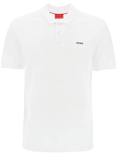 chest logo print polo shirt 50466182 - HUGO BOSS - BALAAN 2