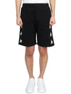 White Star Bermuda Shorts Black - GOLDEN GOOSE - BALAAN 4