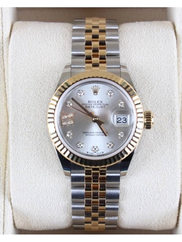 Datejust 28 Silver Edition Star Diamond Combi 21 Years - ROLEX - BALAAN 3