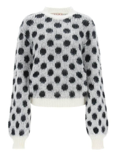 23 fw Polka Dot Mohair Sweater GCMD0476Q0UFU160 DOW01 B0230971179 - MARNI - BALAAN 1