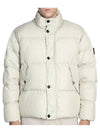 Garment Dyed Crinkle Reps R NY Down Padding Beige - STONE ISLAND - BALAAN 2