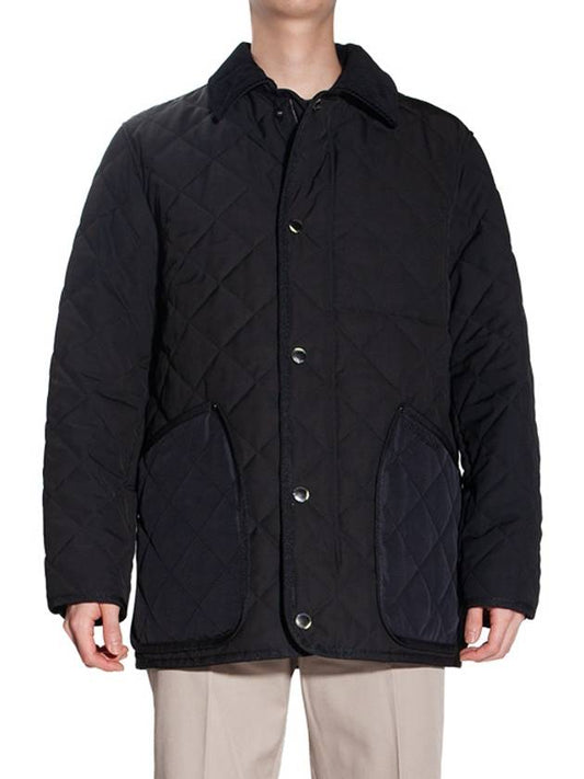 Quilted Thermoregulated Barn Jacket Black - BURBERRY - BALAAN 2