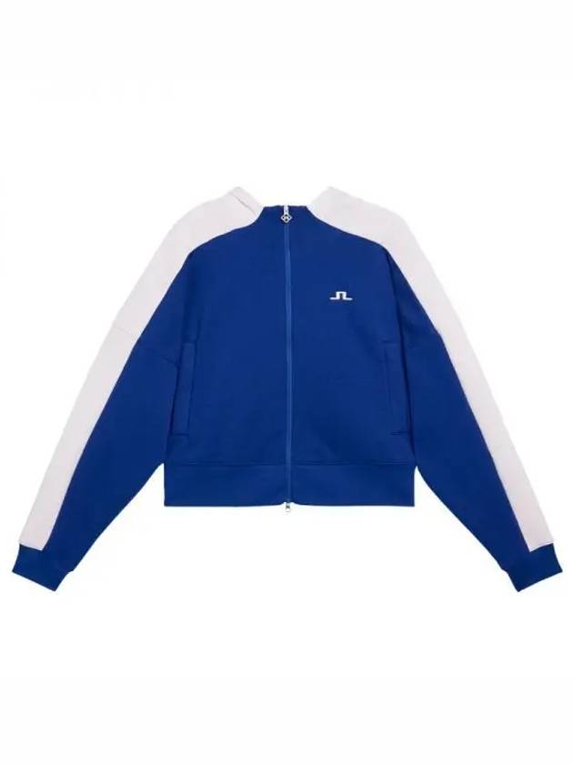 Amelia Zip-Up Hoodie Blue - J.LINDEBERG - BALAAN 2