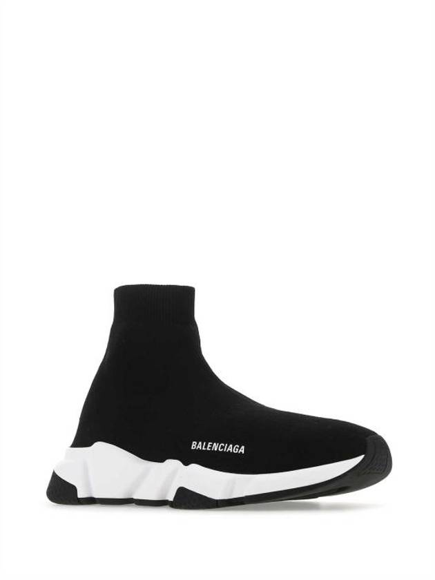 Speed Trainer  High Top Sneakers Black White - BALENCIAGA - BALAAN 3