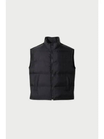 WILLE pattern duck down padded vest jumper BLACK - IRO - BALAAN 1