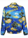 Print Nylon Jacket Blue - GUCCI - BALAAN 3