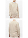 Face Patch Sweatshirt Oatmeal - ACNE STUDIOS - BALAAN 6