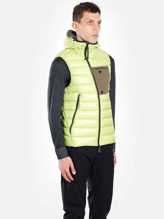 Goggle Lens Hooded Vest Green - CP COMPANY - BALAAN 4