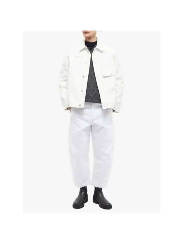 LAZAR cotton denim jacket SNM 840 IVORY - STUDIO NICHOLSON - BALAAN 2