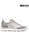 Vitello Alumni Trainer Caprede Low Top Sneakers Grey - THOM BROWNE - BALAAN 2