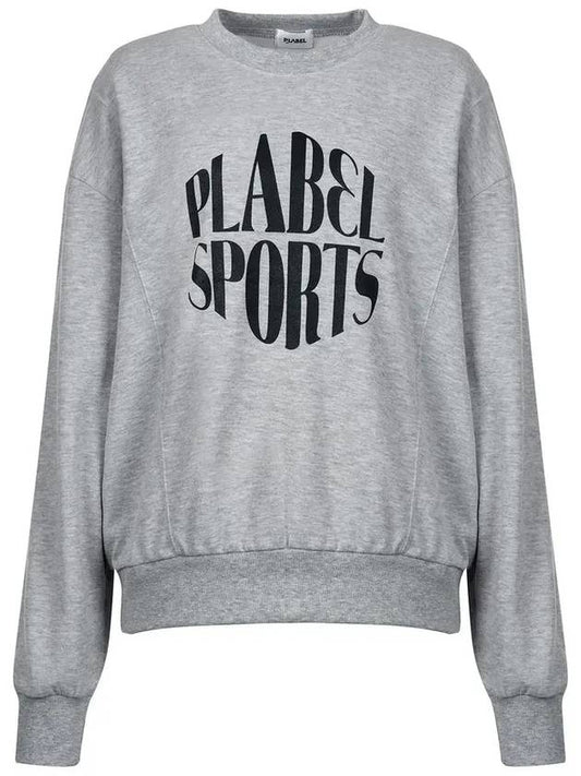 Big logo print cut line sweatshirt MO4SE480 - P_LABEL - BALAAN 1