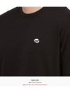 T Just Doval PJ Oval D Patch Short Sleeve T Shirt Black - DIESEL - BALAAN 9