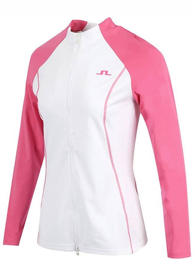 Women's June Mid Layer Zip-Up Jacket White - J.LINDEBERG - BALAAN 1