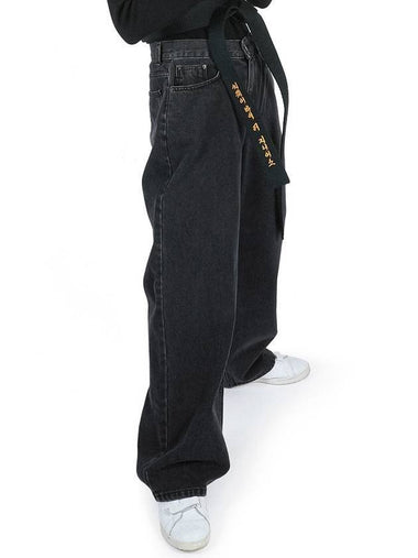 Super Wide Jeans Black - C WEAR BY THE GENIUS - BALAAN 1