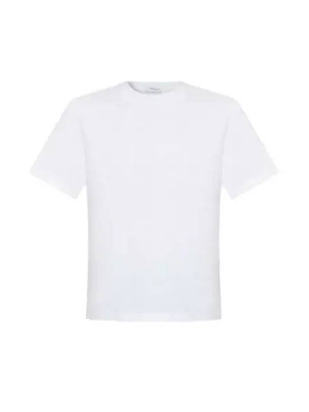 Logo Crew Neck Short Sleeve T-Shirt White - SALVATORE FERRAGAMO - BALAAN 2