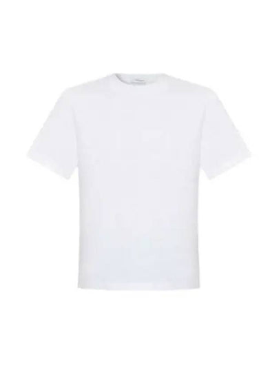 Logo Crew Neck Short Sleeve T-Shirt White - SALVATORE FERRAGAMO - BALAAN 2