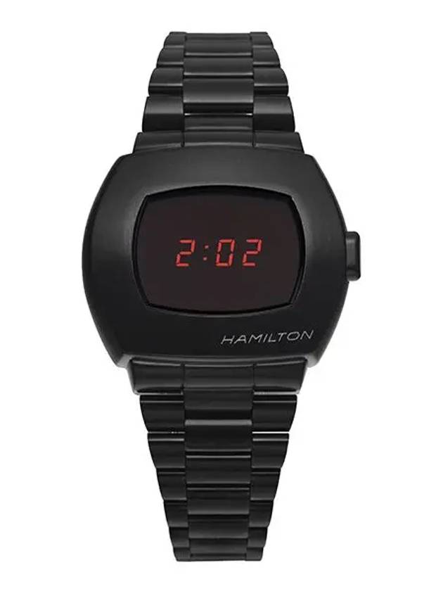 American Classic PSR Digital Quartz Watch Black - HAMILTON - BALAAN 1