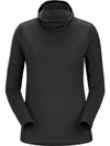 Women's Rho Lightweight Hoodie Black - ARC'TERYX - BALAAN 2