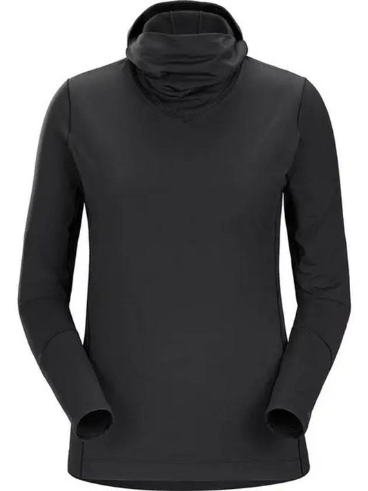 Women's Raw Lightweight Hoodie Black - ARC'TERYX - BALAAN 2