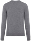 Lymann True Merino Wool Knit Top Grey Melange - J.LINDEBERG - BALAAN 3