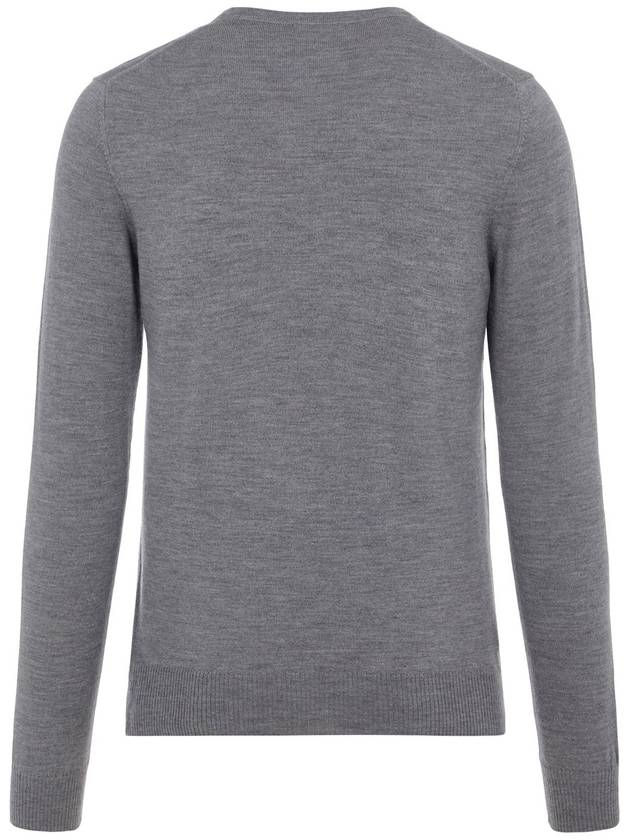 Lymann True Merino Wool Knit Top Grey Melange - J.LINDEBERG - BALAAN 3