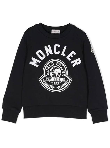 Kids Print Logo Sweatshirt 8G00002899PS 778 - MONCLER - BALAAN 1