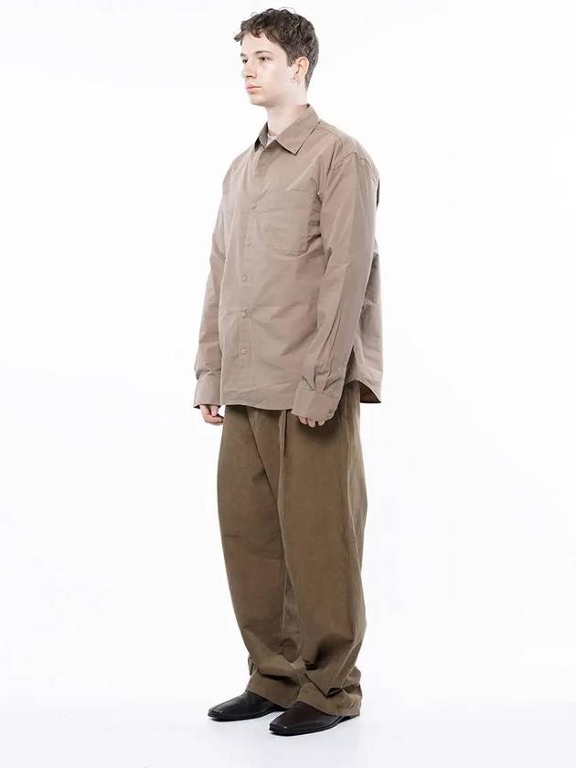 Men s M243SH01BE Standard Polygon Pocket Shirt Beige - CHANCE'S NOI - BALAAN 6