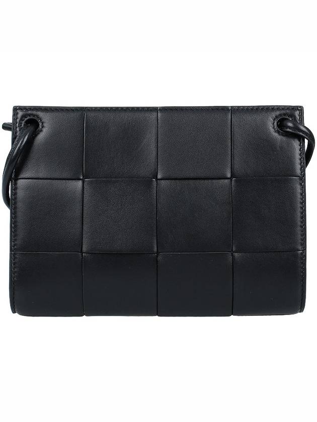 Intrecciato Cassette Mini Cross Bag Black - BOTTEGA VENETA - BALAAN 6