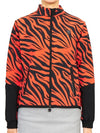 men's brushed zip-up jacket orange - HYDROGEN - BALAAN 2