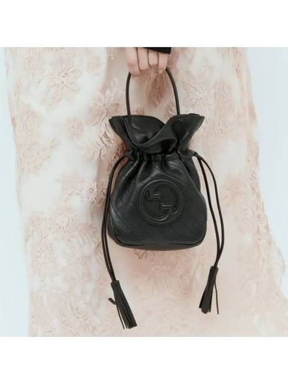 GG Blondie Mini Bucket Bag Black - GUCCI - BALAAN 2