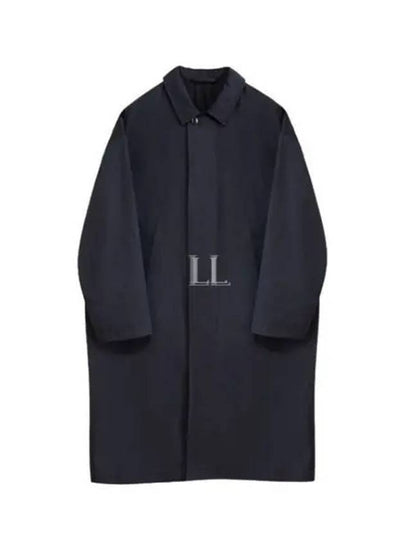 WR Cotton Twill Oversized Coat Jet Black - LEMAIRE - BALAAN 2