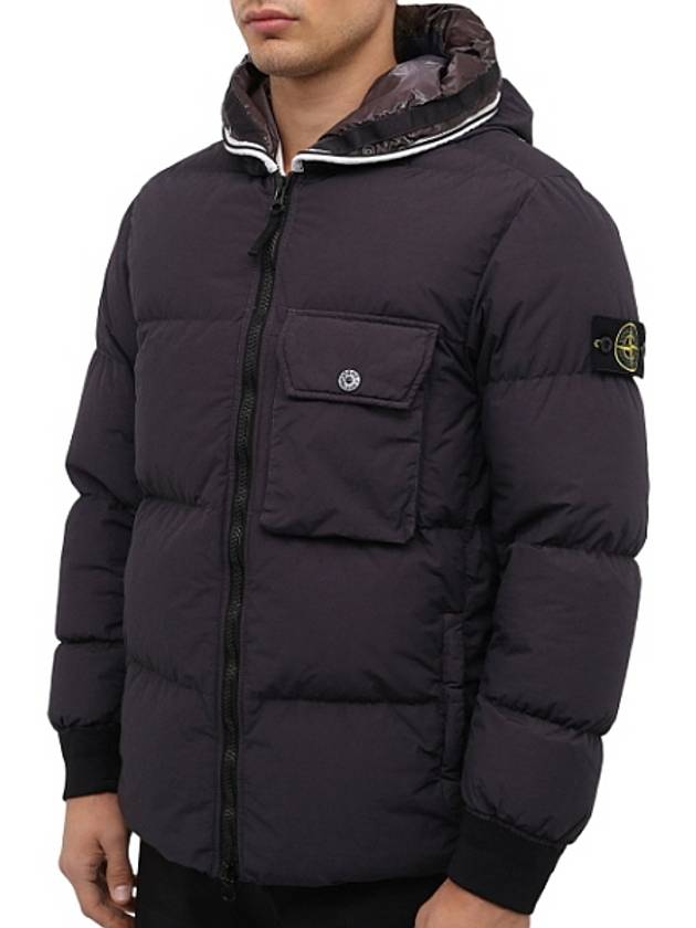 Men's Naslan Light Padding Charcoal - STONE ISLAND - BALAAN.